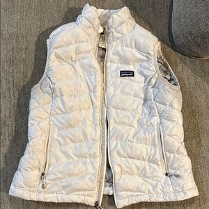 Patagonia White Puffer Vest